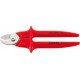 Coupe-câbles VDE, tête chromée, poignées étanches, Long. : 230 mm, Ø de la capacité de coupe 16 mm, Section du conducteur 50 mm²