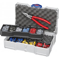 Coffret de sertissage pour cosses 1191 pièces, pour section de conducteur : 0,5-16 mm²