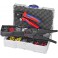 Jeu d'outils à sertir les cosses, Quantité : 1252 pièces, pour section de conducteur 0,5-10 mm²