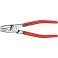 Pince à sertir les cosses, intro. avant, Long. : 180 mm, Section du conducteur 0,5-6 mm²