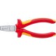 Pince à sertir les cosses, tête chromée, acier électrique au vanadium, Long. : 145 mm, Section du conducteur 0,25-2,5 mm²