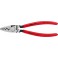 Pince à sertir les cosses, tête polie, acier à outils spécial, Long. : 180 mm, Section du conducteur 0,25-16 mm²