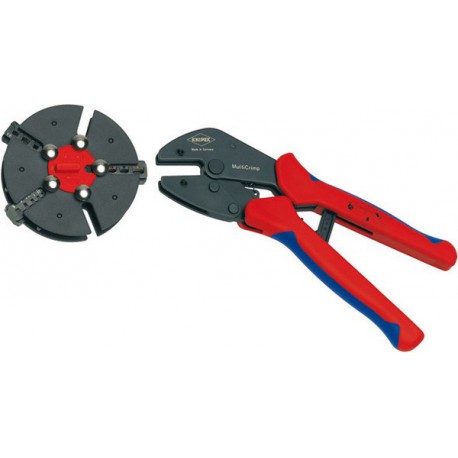 Pince à sertir MultiCrimp® avec magasin porte-profils de rechange, Section du conducteur en mm² : 0,5-6 0,5-6 0,25-6, Long. 250 mm