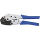 Pince à sertir pour cosses de câbles et connecteurs à fiches avec dispositif de blocage forcé, Section du conducteur : 0,5-6 mm²