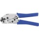 Pince à sertir pour cosses de câbles et connecteurs à fiches avec dispositif de blocage forcé, Section du conducteur : 0,5-6 mm²