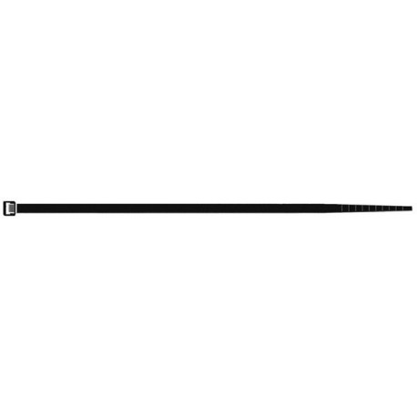 Colliers nylon noir 200x4,5mm 100 pièces SapiSelco 1 PCS