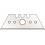 Couteau de sécurité SECUNORM MIZAR/SECUPRO PROFI LIGHT, Désignation : Lame de rechange standard, paquet de 10, Dimensions 53 x 19 x 0,63 mm