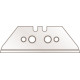Couteau de sécurité SECUPRO MEGASAFE/SECUPRO MAXISAFE, Désignation : Lame de rechange standard, paquet de 10, Dimensions 55,5 x 19 x 0,63 mm