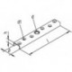 HELM 493 Bride galv.Galva , pour bois