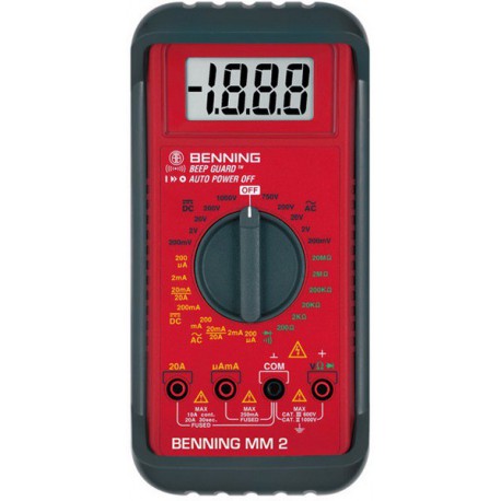 Multimètre numérique de MM-1 à MM 7-1, Affichage LCD
