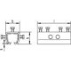HELM 1403 Manchon raccordement 4 vis Galva
