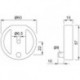KWS 2559 Support 15 mm hoch