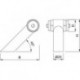 KWS 8364 Support d'extrémité porte Ø 35x1,5 mm Rohr,RS