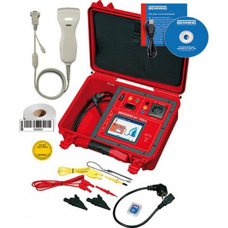 Testeur d'appareils ST 750 A SET, Interfaces : 3 x USB, 1 x RS 232, Puissance effective/apparente : 20-4000 W