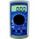 Multimètre numérique, Catégorie de mesure : CAT III 600 V, Nombre de piles : 1 batterie monobloc de 9 V, Affichage LCD