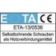 Vis E-Jet 6,0x 40 VG galvanisé bleu (Par 200)