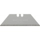 Lame de rechange pour couteau universel, Modèle : Lame trapézoïdale, Dimensions 62 x 0,65 x 19 mm