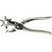 Pince emporte-pièce revolver, nickelée, Ø de l'emporte-pièces : 2 2,5 3 3,5 4 4,5 mm, Long. 225 mm