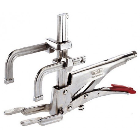 Pince-étau de soudeur Variogrip GRZV, Capacité de serrage : 100 mm, Portée 50-80 mm