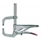Pince-étau en C GRZC, Capacité de serrage : 110 mm, Portée 80 mm