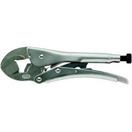 Pince-étau avec mors inférieurs mobiles, Long. : 250 mm, Capacité de serrage 45 mm