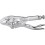 Pince-étau à embouts courbés, IRWIN, Long. : 175 mm, Capacité de serrage 38 mm
