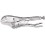 Pince-étau, mors de préhension dentés, Long. : 175 mm, Modèle Becs droits, Capacité de serrage 38 mm