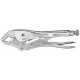 Pince-étau, mors de préhension dentés, Long. : 175 mm, Modèle Embouts coudés, Capacité de serrage 38 mm