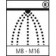 Goujon S-FIX Pro 1 M12x120/20 A4 Opt.1 (Par 25)