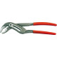Pince multiprise à crémaillère Rogrip M, tête polie, poignées à gaine en plastique, Long. : 175 mm