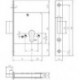 Serrure a mortaise WC,D55,20kt,DL/DR