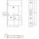 Serrure pour porte coulissante PZ,D55,24kt,DL/DR