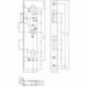 Serrure porte PZ,E72,VK8,D45,24kt,DL/DR