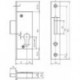 Serrure porte ,PZ,D24,24kt,DL/DR