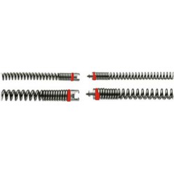 Spirale de nettoyage de tuyaux standard, acier à ressort de qualité, Ø de spirale : 22 mm, Long. 4,5 m, Epaisseur du Ø du fil 4,5 mm