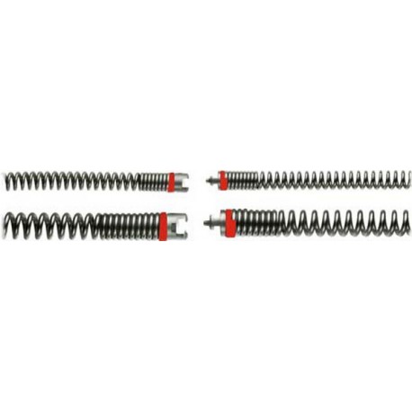 Spirale de nettoyage de tuyaux standard, acier à ressort de qualité, Ø de spirale : 22 mm, Long. 4,5 m, Epaisseur du Ø du fil 4,5 mm