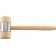Maillet en bois, Long. de la tête de frappe : 140 mm, Ø de la tête 70 mm