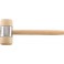 Maillet en bois, Long. de la tête de frappe : 140 mm, Ø de la tête 70 mm