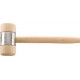 Maillet en bois, Long. de la tête de frappe : 160 mm, Ø de la tête 80 mm