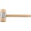Maillet en bois, Long. de la tête de frappe : 160 mm, Ø de la tête 80 mm
