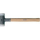 Massette à manche en bois, Ø de la tête : 30 mm, Long. de tête 110 mm, Long. totale 330 mm