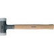 Massette à manche en bois, Ø de la tête : 60 mm, Long. de tête 145 mm, Long. totale 370 mm