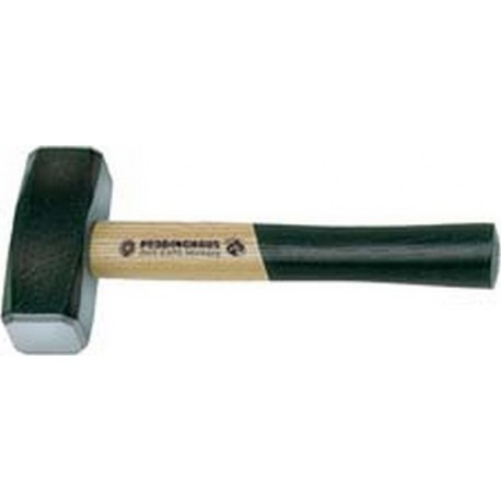 Marteau de forge à deux pannes, manche en caryer, Poids : 1000 g