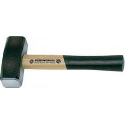 Marteau de forge à deux pannes, manche en caryer, Poids : 1500 g
