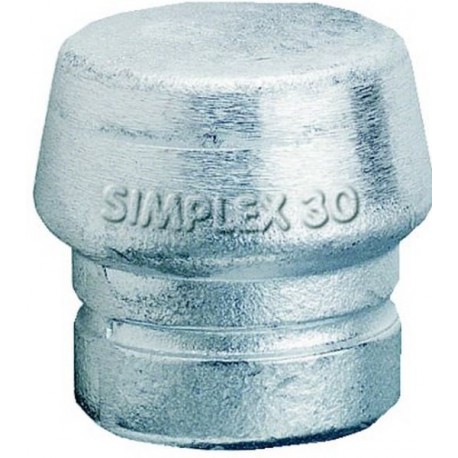 Embout massette Simplex, métal doux, dur, Ø de la tête : 60 mm