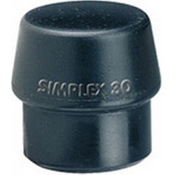 Embouts massette Simplex caoutchouc moyennement dur, Ø de la tête : 40 mm