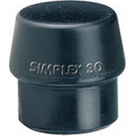 Embouts massette Simplex caoutchouc moyennement dur, Ø de la tête : 40 mm