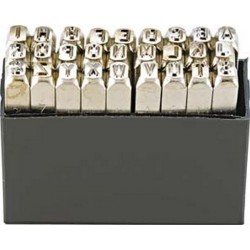 Jeu de lettres à frapper, TURNUS, Hauteur des caractères : 12 mm