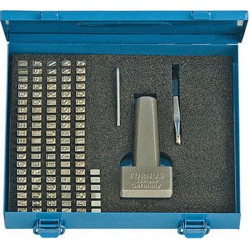 Jeu de poinçons, Hauteur des caractères : 1,5 mm