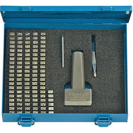 Jeu de poinçons, Hauteur des caractères : 2,5 mm